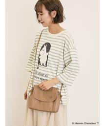 【MOOMIN×Samansa Mos2】型押しポシェット