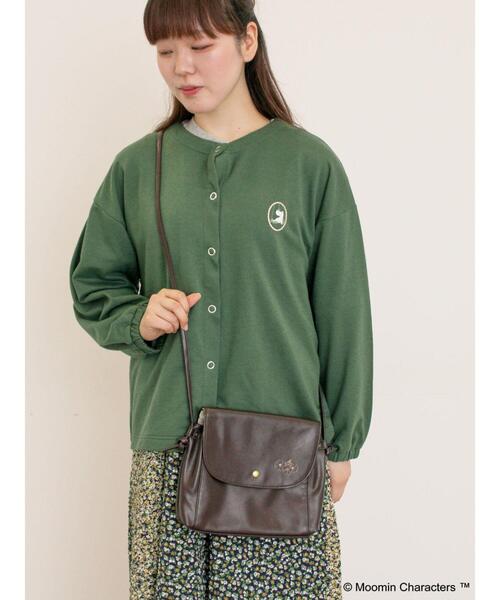 Samansa Mos2（サマンサ モスモス）の「【MOOMIN×Samansa Mos2】型押しポシェット（ハンドバッグ・レディース・ボルドー/モカ/ダークブラウン・F）」の5枚目の写真