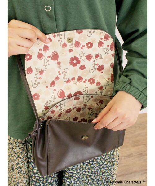 Samansa Mos2（サマンサ モスモス）の「【MOOMIN×Samansa Mos2】型押しポシェット（ハンドバッグ・レディース・ボルドー/モカ/ダークブラウン・F）」の7枚目の写真