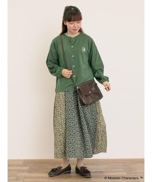 Samansa Mos2（サマンサ モスモス）の「【MOOMIN×Samansa Mos2】型押しポシェット（ハンドバッグ・レディース・ボルドー/モカ/ダークブラウン・F）」の8枚目の写真