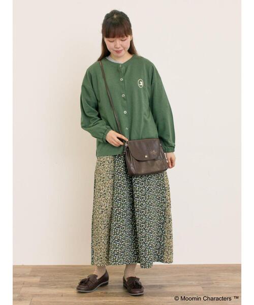 Samansa Mos2（サマンサ モスモス）の「【MOOMIN×Samansa Mos2】型押しポシェット（ハンドバッグ・レディース・ボルドー/モカ/ダークブラウン・F）」の9枚目の写真