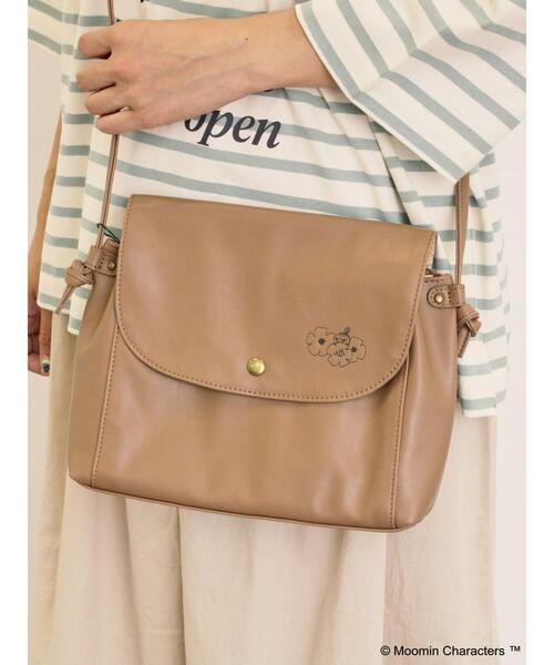 Samansa Mos2（サマンサ モスモス）の「【MOOMIN×Samansa Mos2】型押しポシェット（ハンドバッグ・レディース・ボルドー/モカ/ダークブラウン・F）」の10枚目の写真