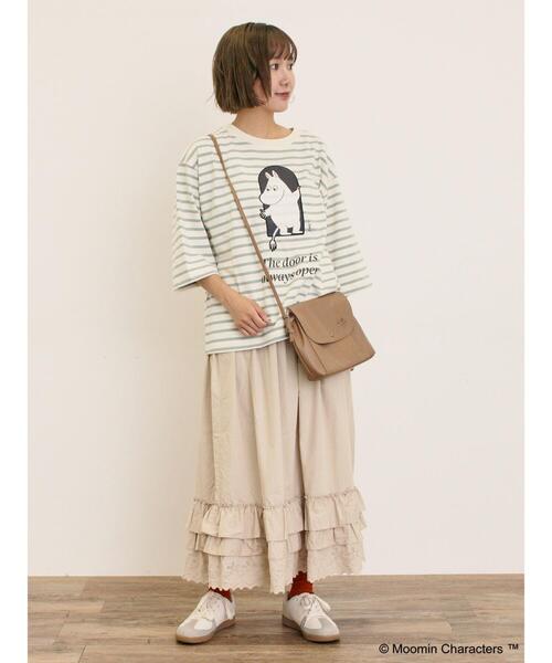 Samansa Mos2（サマンサ モスモス）の「【MOOMIN×Samansa Mos2】型押しポシェット（ハンドバッグ・レディース・ボルドー/モカ/ダークブラウン・F）」の13枚目の写真