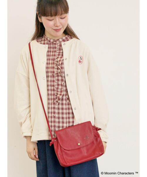 Samansa Mos2（サマンサ モスモス）の「【MOOMIN×Samansa Mos2】型押しポシェット（ハンドバッグ・レディース・ボルドー/モカ/ダークブラウン・F）」の17枚目の写真