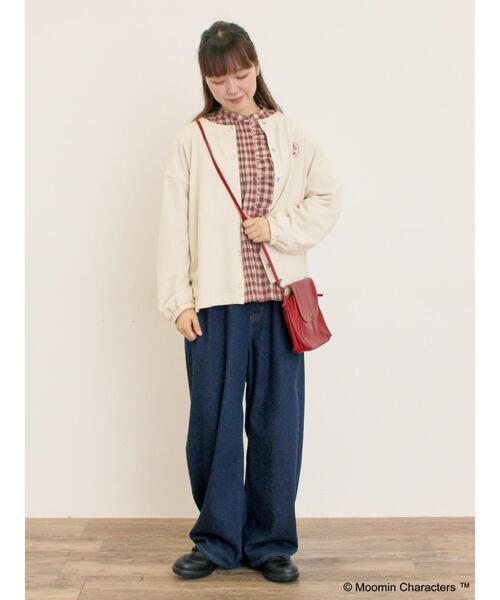 Samansa Mos2（サマンサ モスモス）の「【MOOMIN×Samansa Mos2】型押しポシェット（ハンドバッグ・レディース・ボルドー/モカ/ダークブラウン・F）」の18枚目の写真