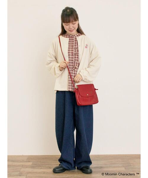 Samansa Mos2（サマンサ モスモス）の「【MOOMIN×Samansa Mos2】型押しポシェット（ハンドバッグ・レディース・ボルドー/モカ/ダークブラウン・F）」の19枚目の写真