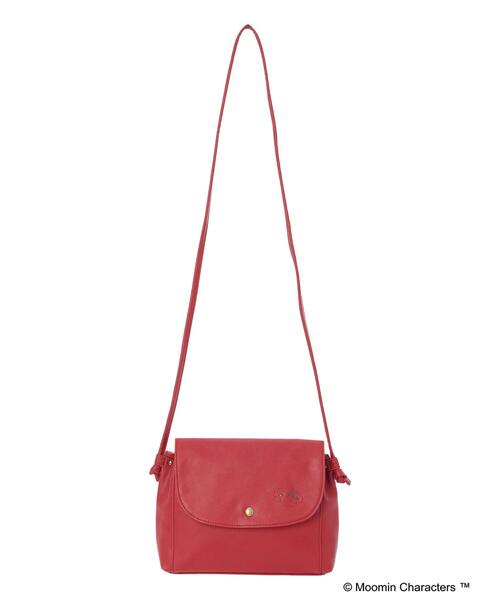 Samansa Mos2（サマンサ モスモス）の「【MOOMIN×Samansa Mos2】型押しポシェット（ハンドバッグ・レディース・ボルドー/モカ/ダークブラウン・F）」の22枚目の写真