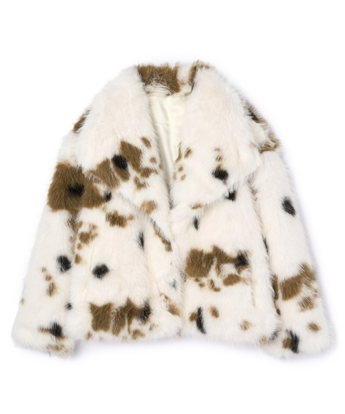 mic by Olu.（ミックバイオルドット）の「ビッグカラーファージャケット（その他アウター・レディース・その他・FREE）」の17枚目の写真