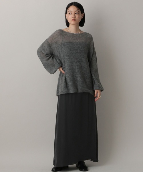 A part by（アパートバイ）の「キュプラナロースカート（スカート・レディース・アイボリー/ブラック/ブルー・SMALL/MEDIUM）」の21枚目の写真