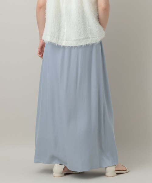 A part by（アパートバイ）の「キュプラナロースカート（スカート・レディース・アイボリー/ブラック/ブルー・SMALL/MEDIUM）」の11枚目の写真