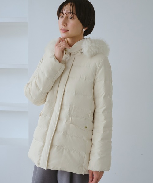 【美品】ROPE' PICNIC ロペピクニック　ダウンコート　ロング　ファー ROPE' PICNIC（ロペ ピクニック） ダウンコート ダウンジャケット