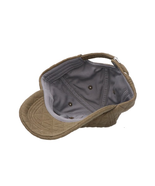 Minnetonka（ミネトンカ）の「【MINNETONKA/ミネトンカ】MTK EX SIDE LOGO QUILTING CAP（キャップ・レディース・ブラウン/ベージュ/カーキ/ブラック・FREE）」の5枚目の写真