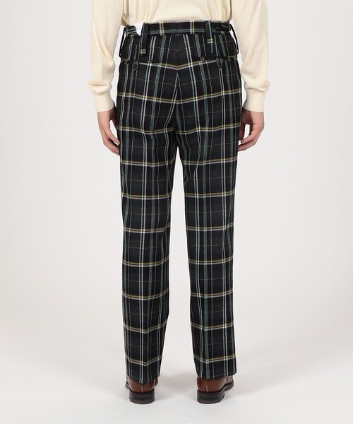 Tangent(タンジェント)の「Tangent Patt TAN25° British Barrack Trousers ウール 1プリーツ ストレートパンツ(スラックス・メンズ・キャメル/グレー系その他2・50/48/46/44)」の6枚目の写真