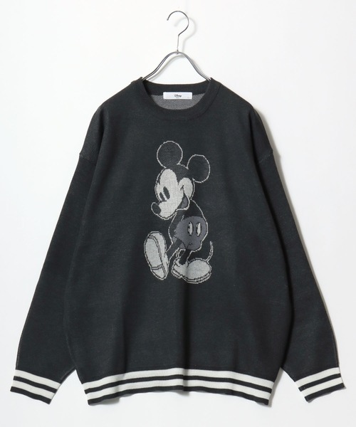 Disney(ディズニー)の「Disney/ディズニー ミッキーマウス/101匹わんちゃん/マリー/総柄 リブライン 刺繍 ジャガードニット(ニット/セーター・レディース・ベージュ/グレー/スミクロ/ブラック/ワイン/ベージュ系その他/ピンク/オフホワイト/ブラック系その他・L/M)」の11枚目の写真