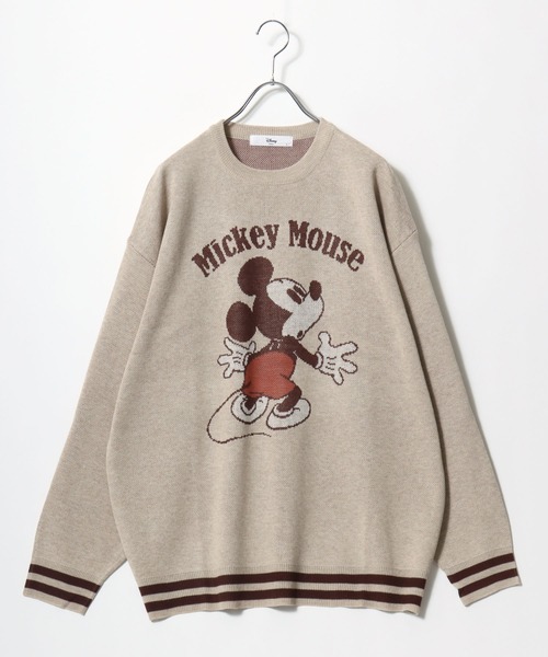 Disney(ディズニー)の「Disney/ディズニー ミッキーマウス/101匹わんちゃん/マリー/総柄 リブライン 刺繍 ジャガードニット(ニット/セーター・レディース・ベージュ/グレー/スミクロ/ブラック/ワイン/ベージュ系その他/ピンク/オフホワイト/ブラック系その他・L/M)」の13枚目の写真