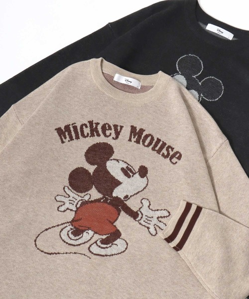 Disney(ディズニー)の「Disney/ディズニー ミッキーマウス/101匹わんちゃん/マリー/総柄 リブライン 刺繍 ジャガードニット(ニット/セーター・レディース・ベージュ/グレー/スミクロ/ブラック/ワイン/ベージュ系その他/ピンク/オフホワイト/ブラック系その他・L/M)」の19枚目の写真