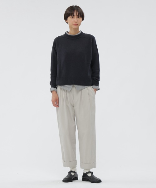 BRUSHED COTTON TWILL（その他パンツ）｜MARGARET HOWELL
