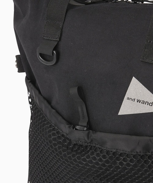 and wander（アンドワンダー）の「and wander/アンドワンダー PE/CO 2way bag 防水性能 ショルダーバッグ（ショルダーバッグ・メンズ・ブラック・FREE）」の11枚目の写真