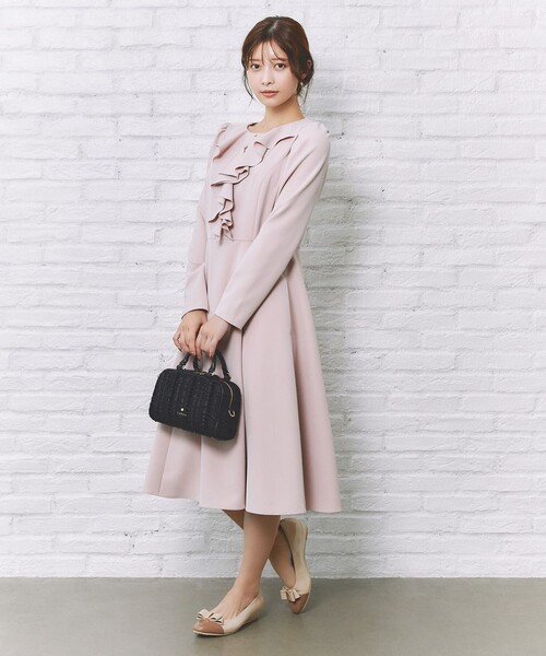 TOCCA(トッカ)の「FRILL BLOOM ドレス(ワンピース・レディース・ネイビー系/ピンク系・6/4/2/0)」の8枚目の写真