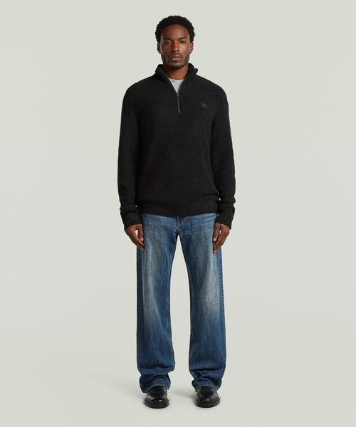 G-STAR(ジースター)の「Boucle Skipper Knit/ブークレスキッパーハーフジップニットセーター(ニット/セーター・メンズ・グリーン系その他/ダークブラック・X-LARGE/SMALL/MEDIUM/LARGE/X-SMALL)」の10枚目の写真