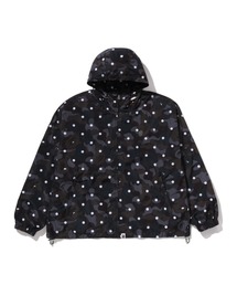 A BATHING APE(アベイシングエイプ)のABC DOT HOODED JACKET(ミリタリージャケット)