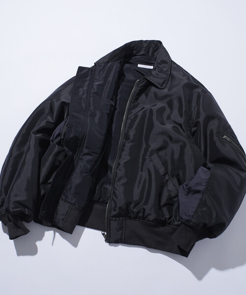 Firsthand（ファーストハンド）の「Firsthand/ファーストハンド オーバーサイズ 配色 切り替え B15 ジャケット / 中綿 ショートジャケット（ブルゾン・メンズ・ブラック/オリーブ・M/L）」の11枚目の写真