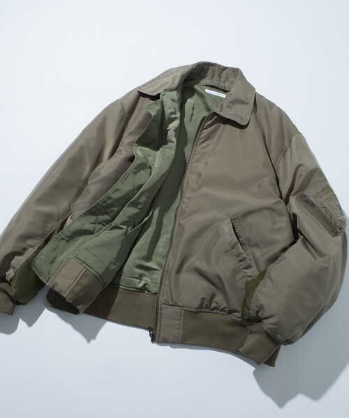 Firsthand（ファーストハンド）の「Firsthand/ファーストハンド オーバーサイズ 配色 切り替え B15 ジャケット / 中綿 ショートジャケット（ブルゾン・メンズ・ブラック/オリーブ・M/L）」の22枚目の写真