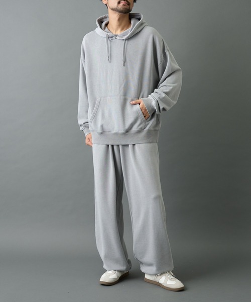 COLONY 2139（コロニートゥーワンスリーナイン）の「パウダー加工スウェットパーカー（パーカー・メンズ・バーガンディー/ブラック/グレー・LARGE/MEDIUM）」の22枚目の写真