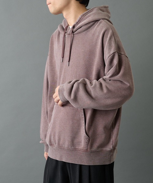 COLONY 2139（コロニートゥーワンスリーナイン）の「パウダー加工スウェットパーカー（パーカー・メンズ・バーガンディー/ブラック/グレー・LARGE/MEDIUM）」の15枚目の写真