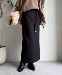 DouDou | 【マルチサイズ/ZOZO限定】バックスリットロングタイトスカート(スカート)
