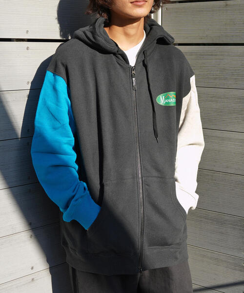 MANASTASH（マナスタッシュ）の「MANASTASH/マナスタッシュ　CASCADE HOODIE ORIGINAL LOGO/カスケードフーディー オリジナルロゴ（パーカー・メンズ・その他19/その他13/その他5/ブラック・L/M/S/XL）」の5枚目の写真