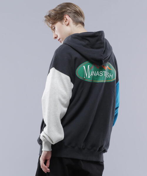 MANASTASH（マナスタッシュ）の「MANASTASH/マナスタッシュ　CASCADE HOODIE ORIGINAL LOGO/カスケードフーディー オリジナルロゴ（パーカー・メンズ・その他19/その他13/その他5/ブラック・L/M/S/XL）」の7枚目の写真
