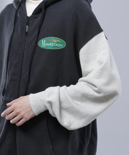 MANASTASH（マナスタッシュ）の「MANASTASH/マナスタッシュ　CASCADE HOODIE ORIGINAL LOGO/カスケードフーディー オリジナルロゴ（パーカー・メンズ・その他19/その他13/その他5/ブラック・L/M/S/XL）」の14枚目の写真