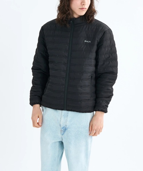 RVCA(ルーカ)の「RVCA メンズ VA QUILTING LIGHT PUFF W JKT ジャケット 【2025年秋冬モデル】/ルーカリバーシブルパフジャケット(ブルゾン・メンズ・ブルー系その他/ブラック・LARGE/MEDIUM/SMALL/X-LARGE)」の19枚目の写真