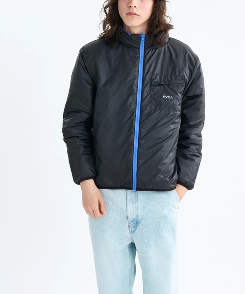 RVCA(ルーカ)の「RVCA メンズ VA QUILTING LIGHT PUFF W JKT ジャケット 【2025年秋冬モデル】/ルーカリバーシブルパフジャケット(ブルゾン・メンズ・ブルー系その他/ブラック・LARGE/MEDIUM/SMALL/X-LARGE)」の7枚目の写真