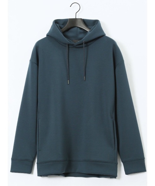 TAKA-Q（タカキュー）の「【ストレッチ】タカキュー ソフトダンボール 長袖プルパーカー（パーカー・メンズ・グレー系その他2/ネイビー/ブラック/ダークグリーン/ホワイト/ボルドー・LARGE/MEDIUM/X-LARGE）」の4枚目の写真