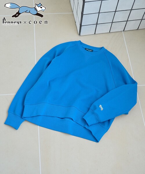 PENNEYS（ぺニーズ）の「【PENNEYS（ぺニーズ）別注・インフルエンサー紹介アイテム】ラグラン裏毛スウェット（スウェット・レディース・ブラウン/ダークグレー/コバルトブルー/オフホワイト/ナチュラル/ライトピンク・FREE）」の5枚目の写真