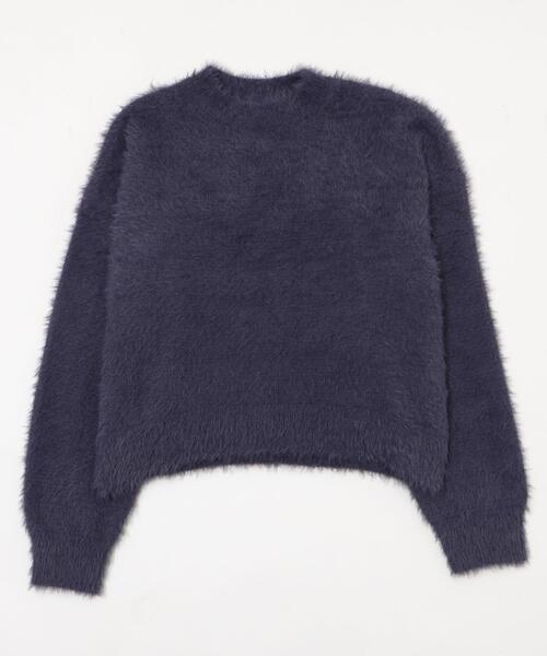 WEGO(ウィゴー)の「WEGO/【25年秋冬新作】シャギーニットプルオーバー(ニット/セーター・レディース・ホワイト系その他5/ワイン/オフホワイト/チャコールグレー/ネイビー/ブラウン/ピンク/レッド・FREE)」の10枚目の写真