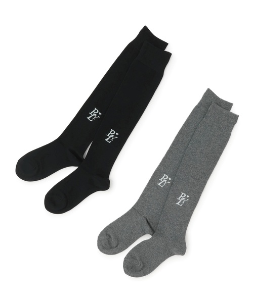 by LOVEiT（バイラビット）の「スーパーニーハイソックス（ソックス/靴下・キッズ・チャコール/ブラック・M/L）」の5枚目の写真