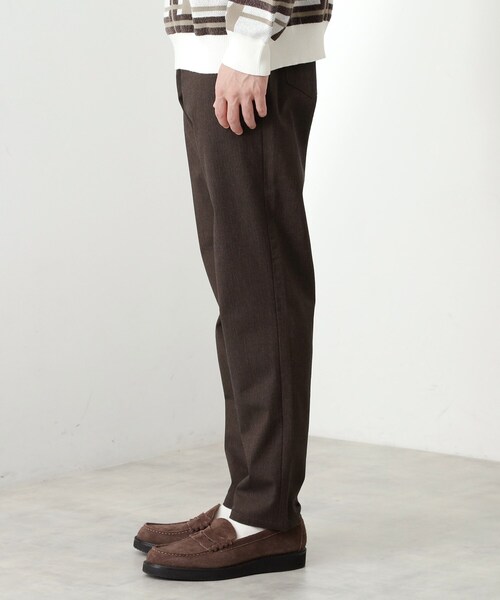 THE SHOP TK （ザ ショップ ティーケー ）の「7DAYSヘリンボンパンツ WARM【裏起毛/ストレッチ/洗濯機OK】（その他パンツ・メンズ・ベージュ/チャコールグレー/ブラック/ブラウン系その他・01/02/03/04/05）」の13枚目の写真