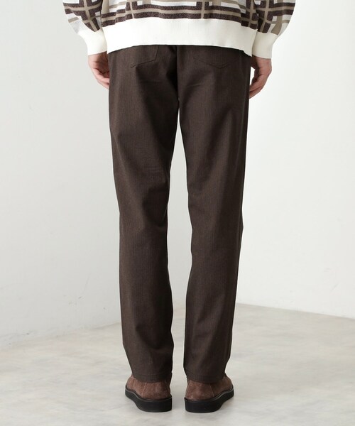 THE SHOP TK （ザ ショップ ティーケー ）の「7DAYSヘリンボンパンツ WARM【裏起毛/ストレッチ/洗濯機OK】（その他パンツ・メンズ・ベージュ/チャコールグレー/ブラック/ブラウン系その他・01/02/03/04/05）」の14枚目の写真