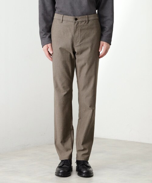 THE SHOP TK （ザ ショップ ティーケー ）の「7DAYSヘリンボンパンツ WARM【裏起毛/ストレッチ/洗濯機OK】（その他パンツ・メンズ・ベージュ/チャコールグレー/ブラック/ブラウン系その他・01/02/03/04/05）」の21枚目の写真