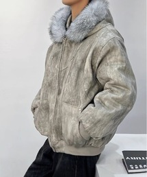 SHIBUYA Zy.（シブヤジー）の「DUST HOWLフェイクファー付き中綿パーカー（ブルゾン）」