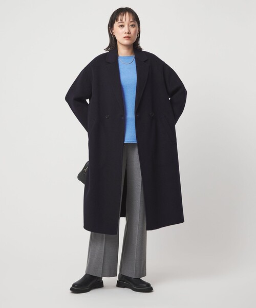 ほぼ未使用 REVERBERATE リバーバレイト マキシ丈 チェスターコート セール】リバー チェスター コート（チェスターコート）｜green label