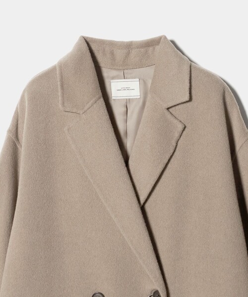 green label relaxing(グリーンレーベルリラクシング)の「リバー チェスター コート(チェスターコート・レディース・ネイビー/モカ・FREE)」の14枚目の写真