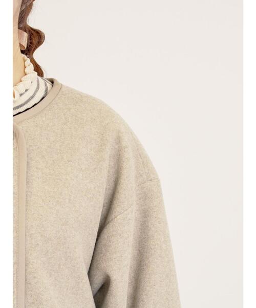 Samansa Mos2（サマンサ モスモス）の「メルトン切替キルティングコート（その他アウター・レディース・ブラウン/ベージュ/チャコールグレー・F）」の15枚目の写真