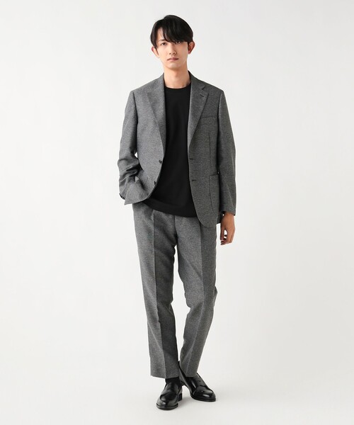 BEAMS HEART(ビームスハート)の「【7/2値下げ】テックカラミ スラックス(セットアップ対応)(スラックス・メンズ・ネイビー/グレー・SMALL/MEDIUM/LARGE/X-LARGE)」の3枚目の写真