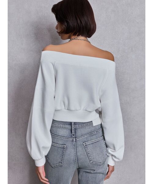 GYDA(ジェイダ)の「GG short スウェットトップス(スウェット・レディース・チャコールグレー/オフホワイト/その他1・FREE)」の11枚目の写真