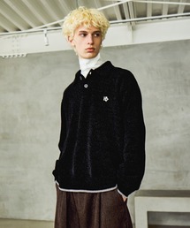 HARE | ロゴモールニットポロ(HARE)(ニット/セーター)