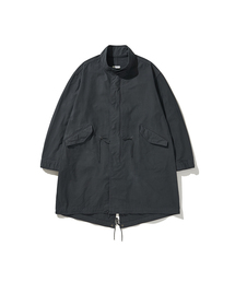 HISHANDER（ヒズハンダー）の「BACKSATIN MODS PARKA GREY（ミリタリージャケット）」